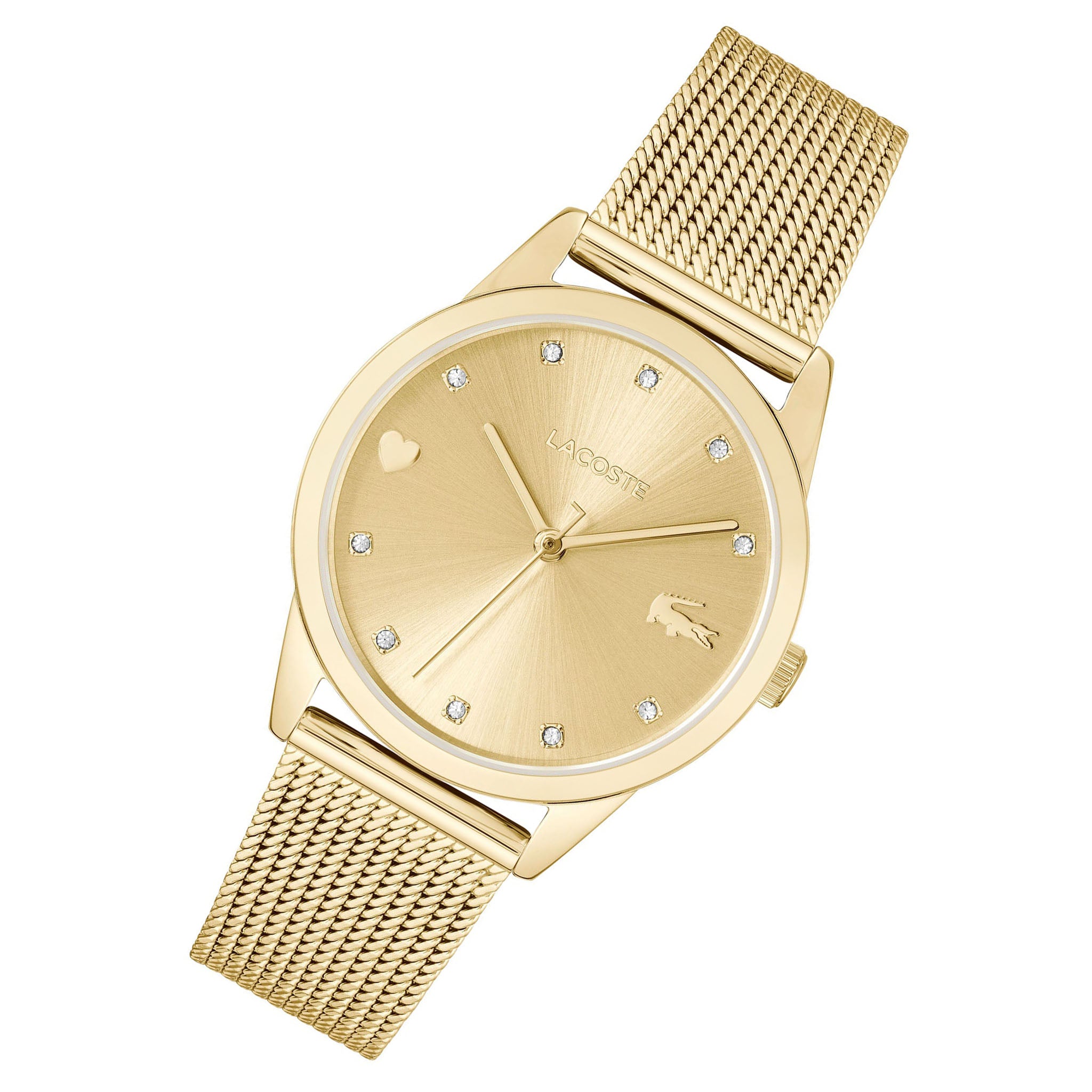 Lacoste Stargaze Gold Steel Mesh Women's Watch - 2001308