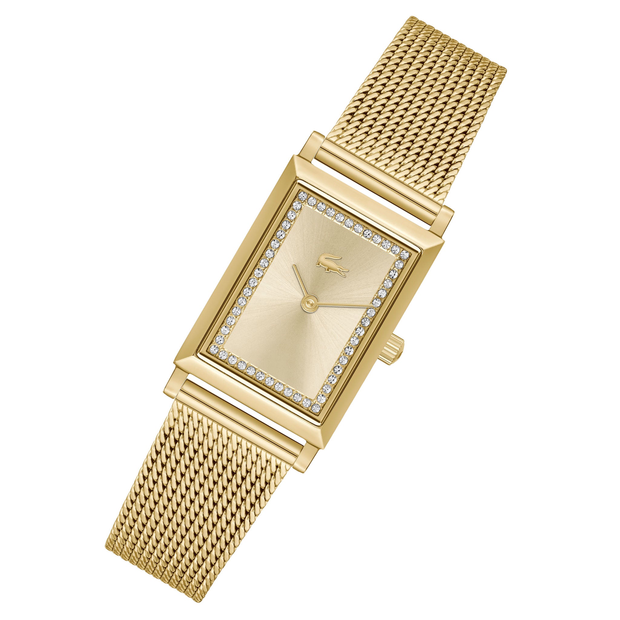 Lacoste Gold Steel Mesh Slim Women's Watch - 2001315