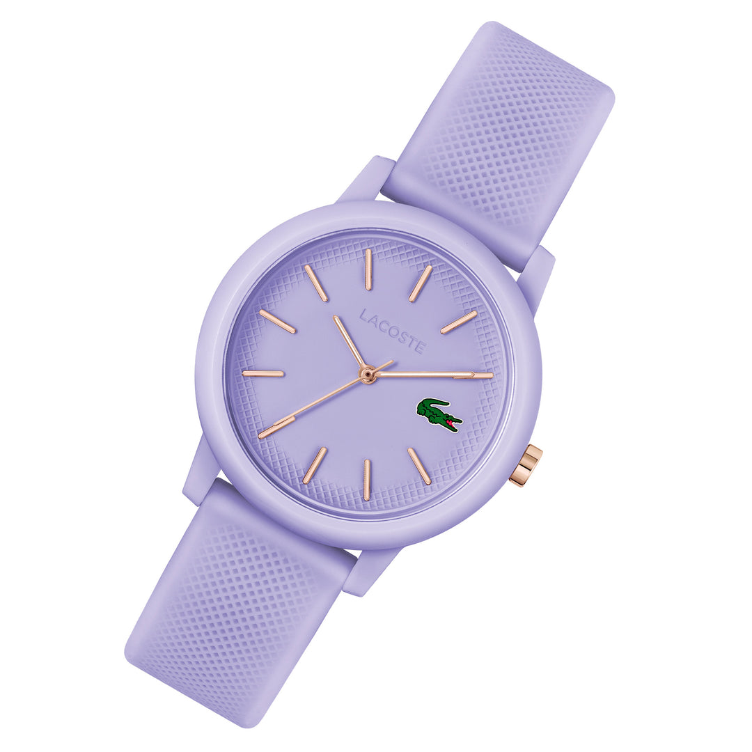 Lacoste Silicone Purple Dial Women's Watch - 2001317