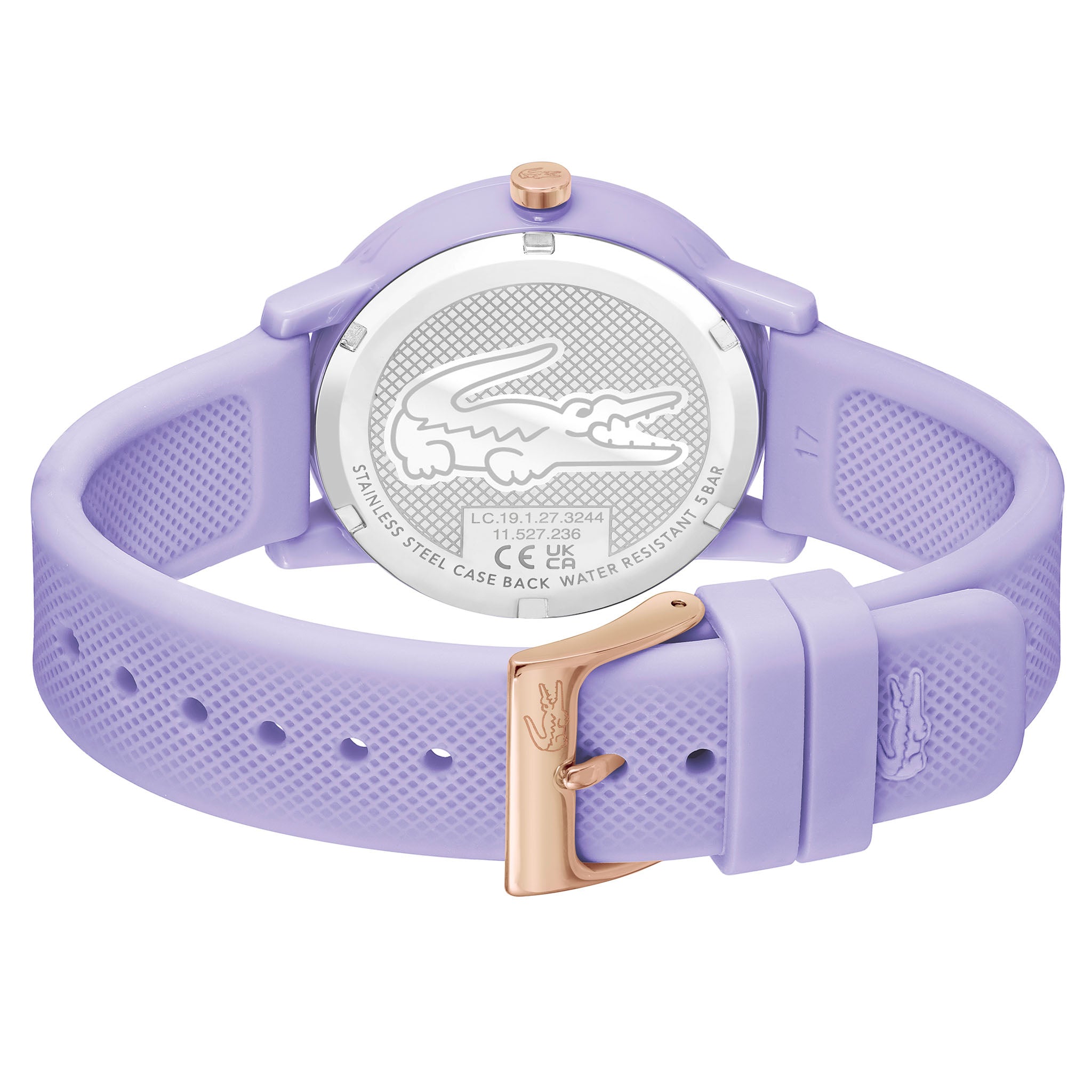 Lacoste Silicone Purple Dial Women's Watch - 2001317