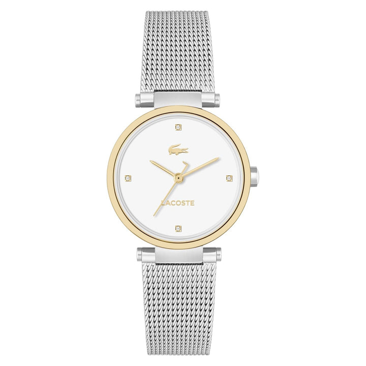 Lacoste Stainless Steel White Dial Women's Watch - 2001337