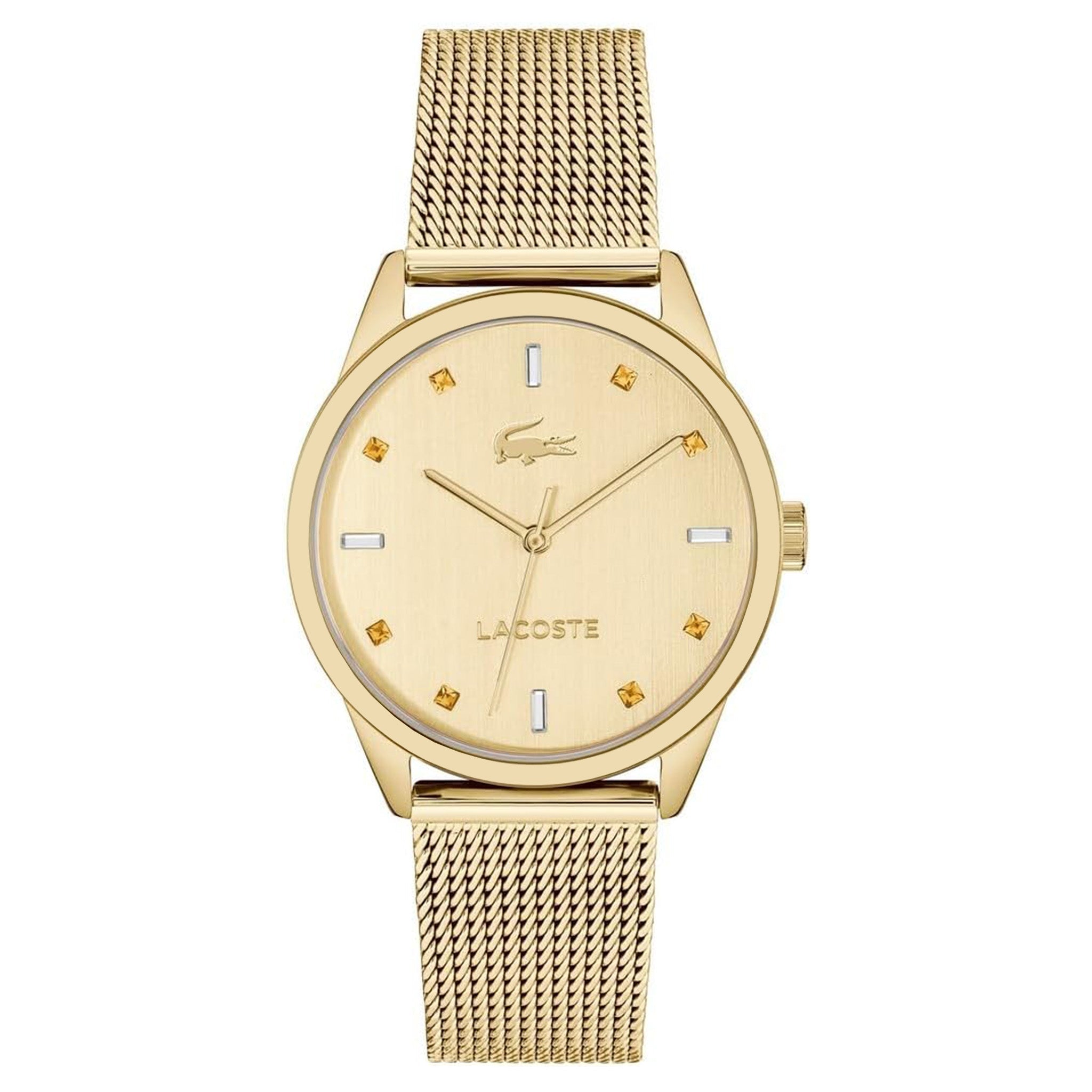 Lacoste Gold Steel Light Gold Dial Women's Watch - 2001343