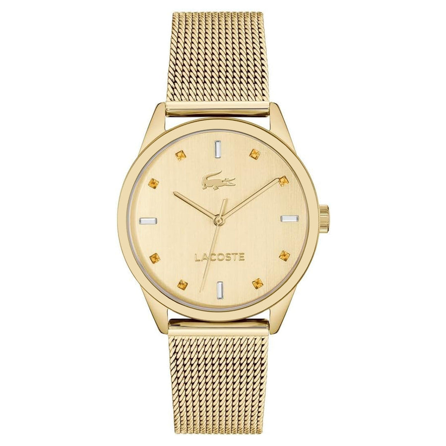 Lacoste Gold Steel Light Gold Dial Women's Watch - 2001343