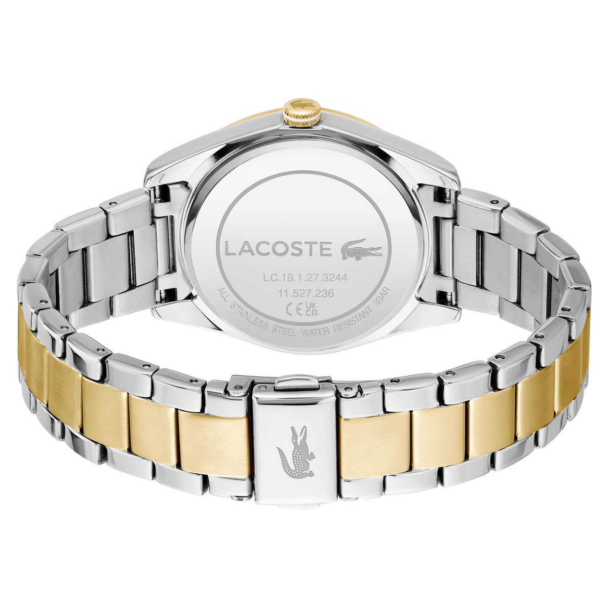 Lacoste Two-Tone Steel Dark Green Dial Women's Watch - 2001415