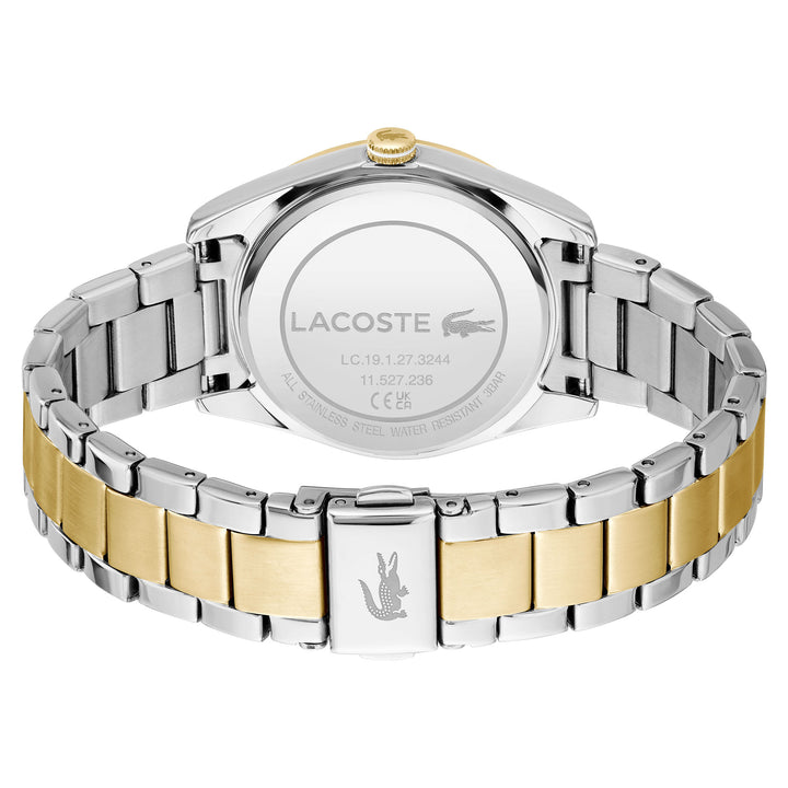 Lacoste Two-Tone Steel Dark Green Dial Women's Watch - 2001415