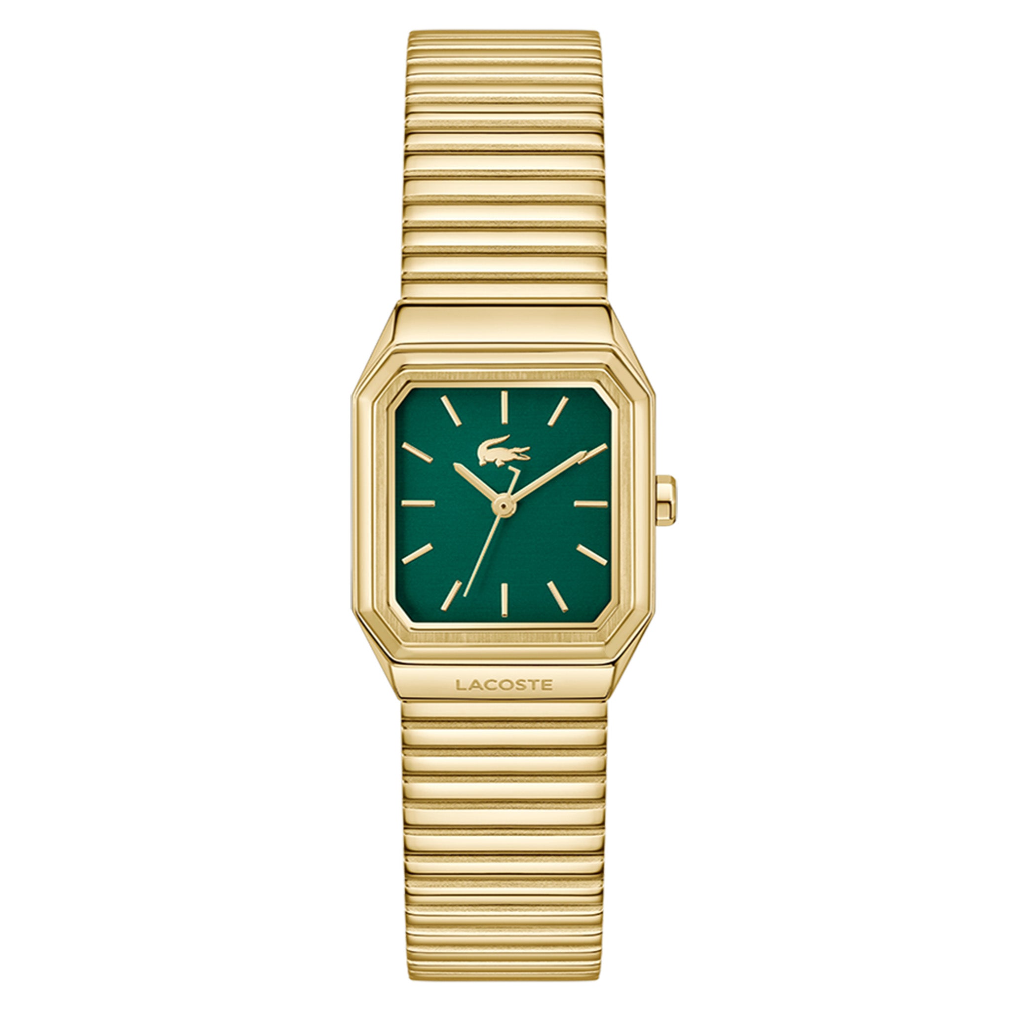 Lacoste Gold Steel Green Dial Women's Watch - 2001507