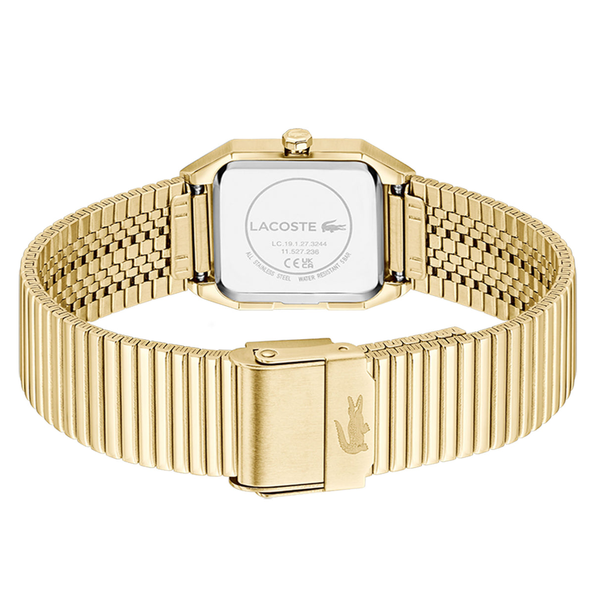 Lacoste Gold Steel Green Dial Women's Watch - 2001507