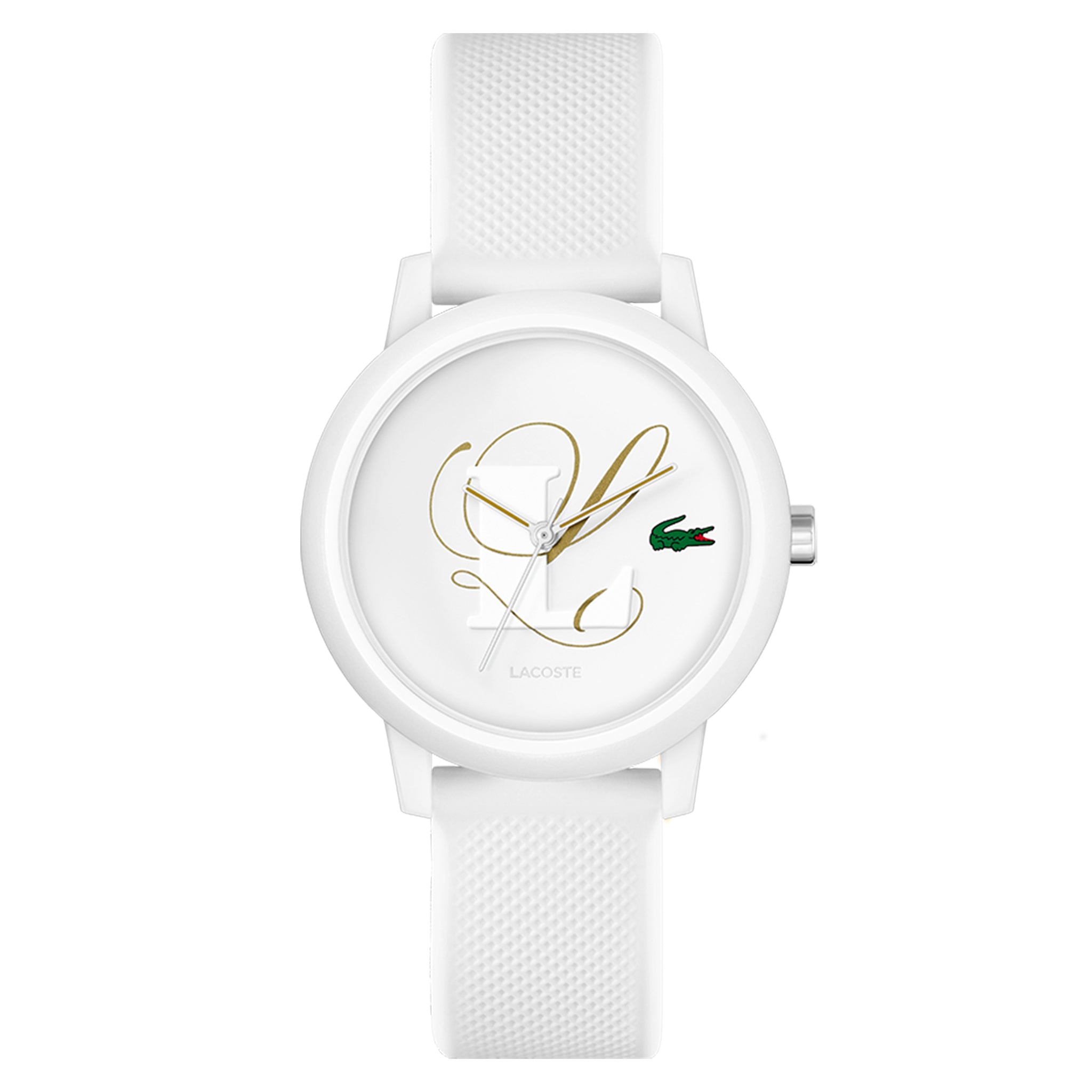 Lacoste Silicone White Dial Women's Watch - 2001515