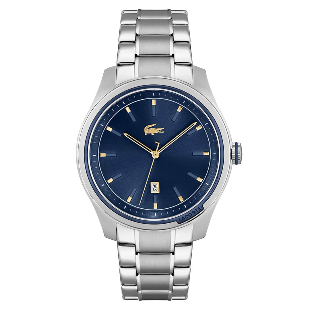 Lacoste Musketeer Stainless Steel Blue Dial Men's Watch - 2011149