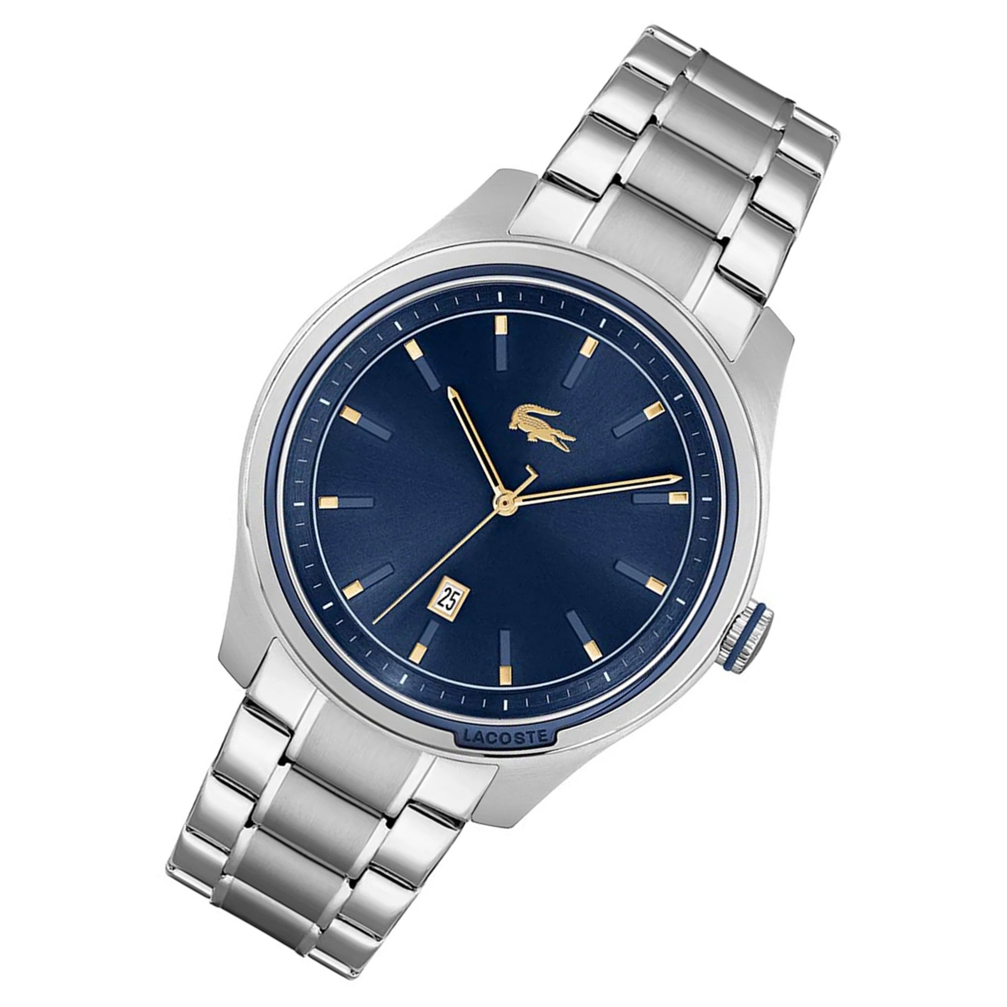 Lacoste Musketeer Stainless Steel Blue Dial Men's Watch - 2011149
