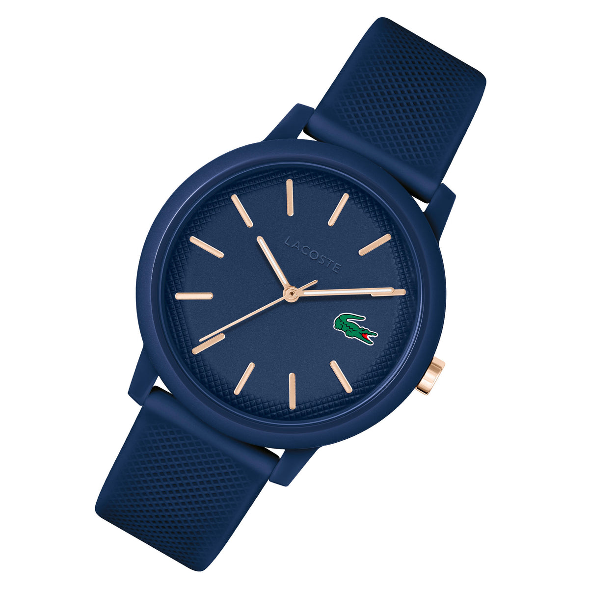 Lacoste 12.12 Blue Silicone Men's Watch - 2011234