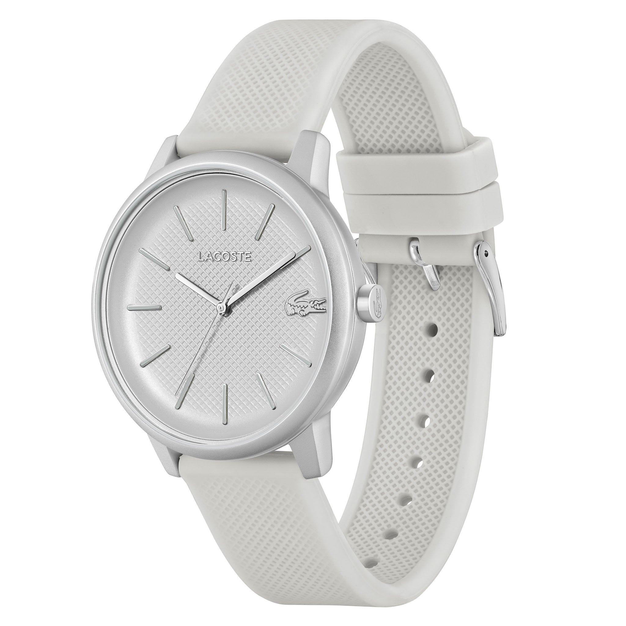 Lacoste 12.12 Grey Silicone Men's Watch - 2011240