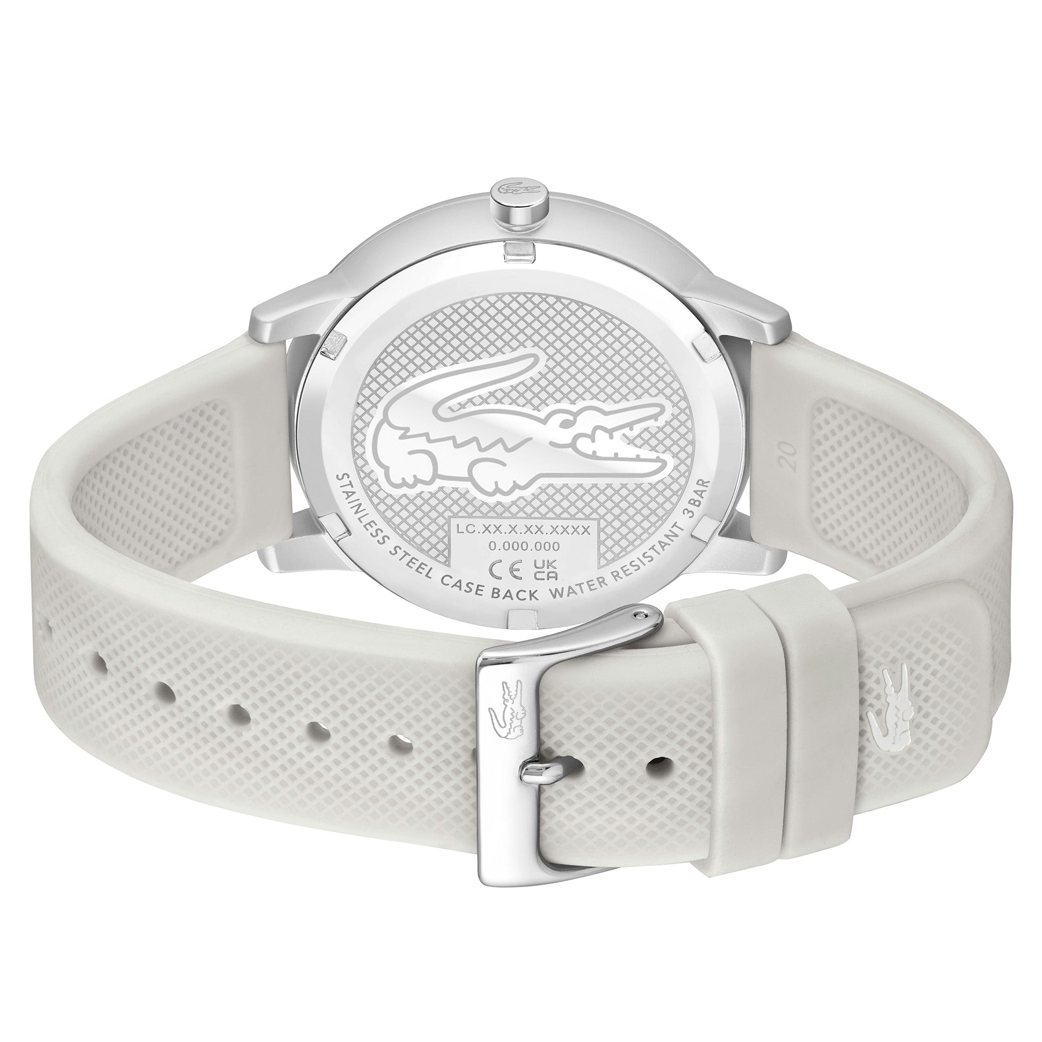 Lacoste 12.12 Grey Silicone Men's Watch - 2011240