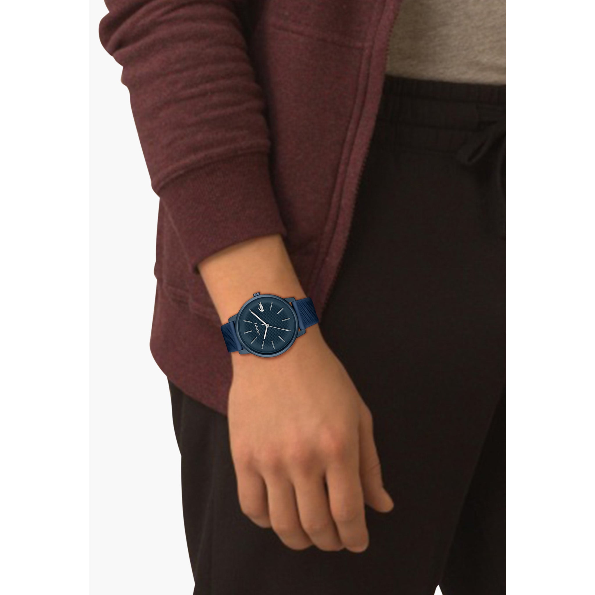 Lacoste 12.12 Blue Silicone Men's Watch - 2011241