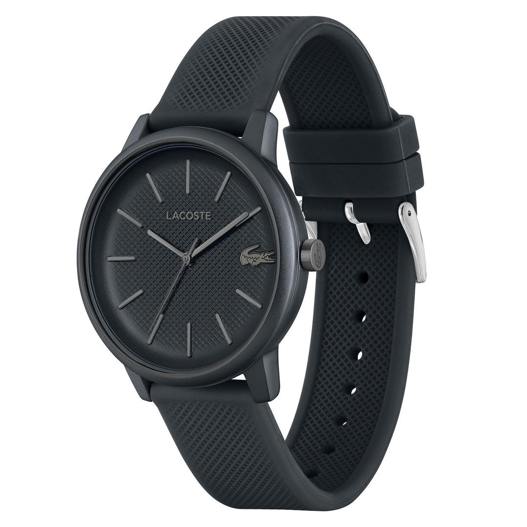Lacoste 12.12 Grey Silicone Dial Men's Watch - 2011242