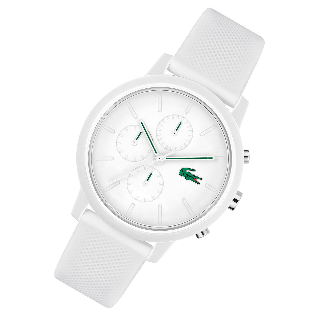 - Watch 2011246 The Factory Silicone Watch White Men\'s 12.12 Lacoste Chronograph Australia –