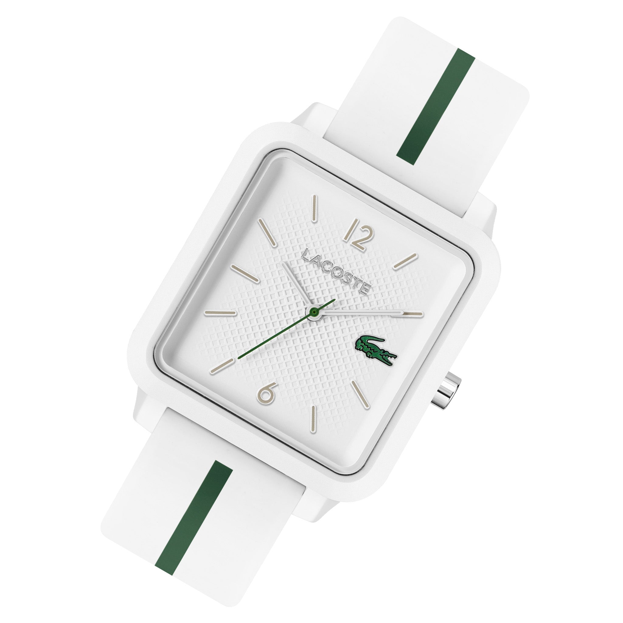 Lacoste 12.12 White Silicone Men's Watch - 2011251