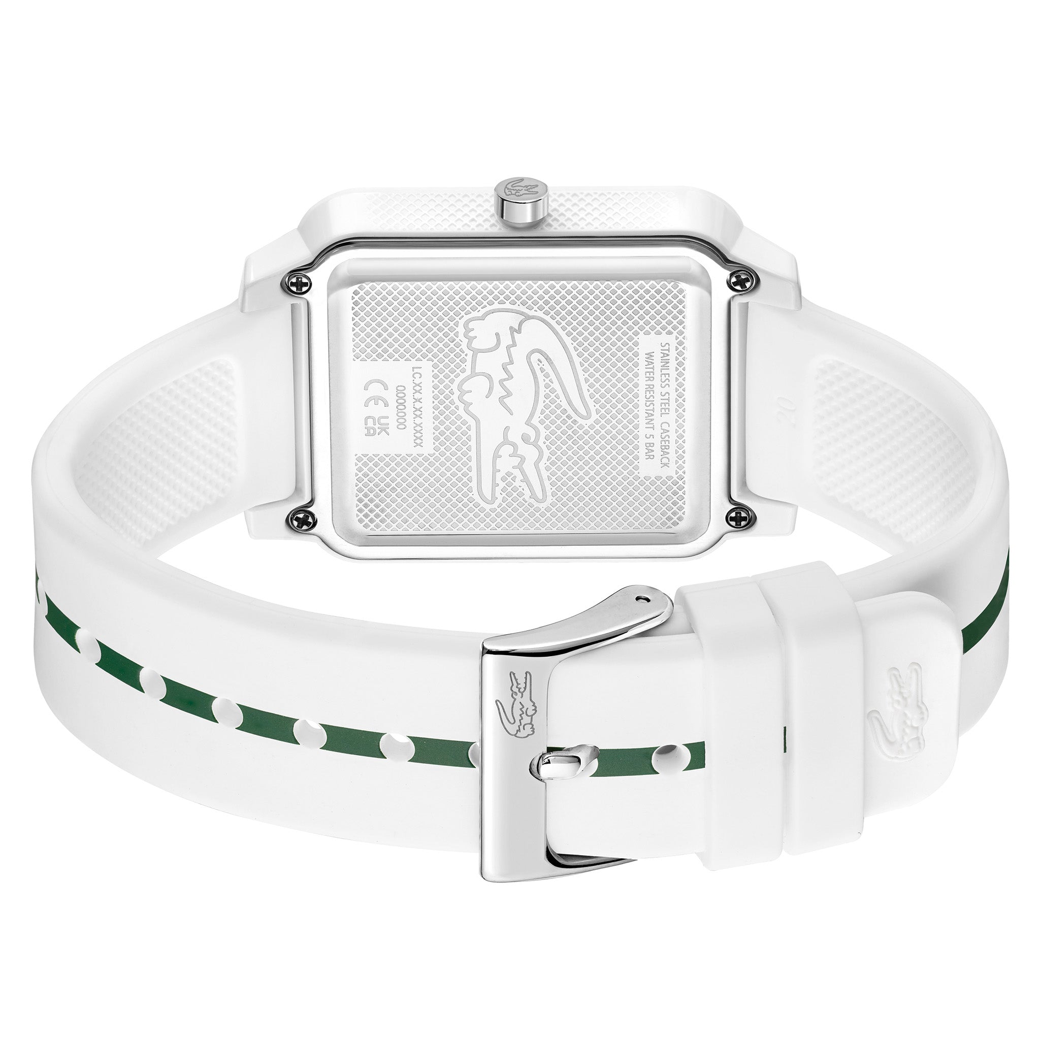 Lacoste 12.12 White Silicone Men's Watch - 2011251