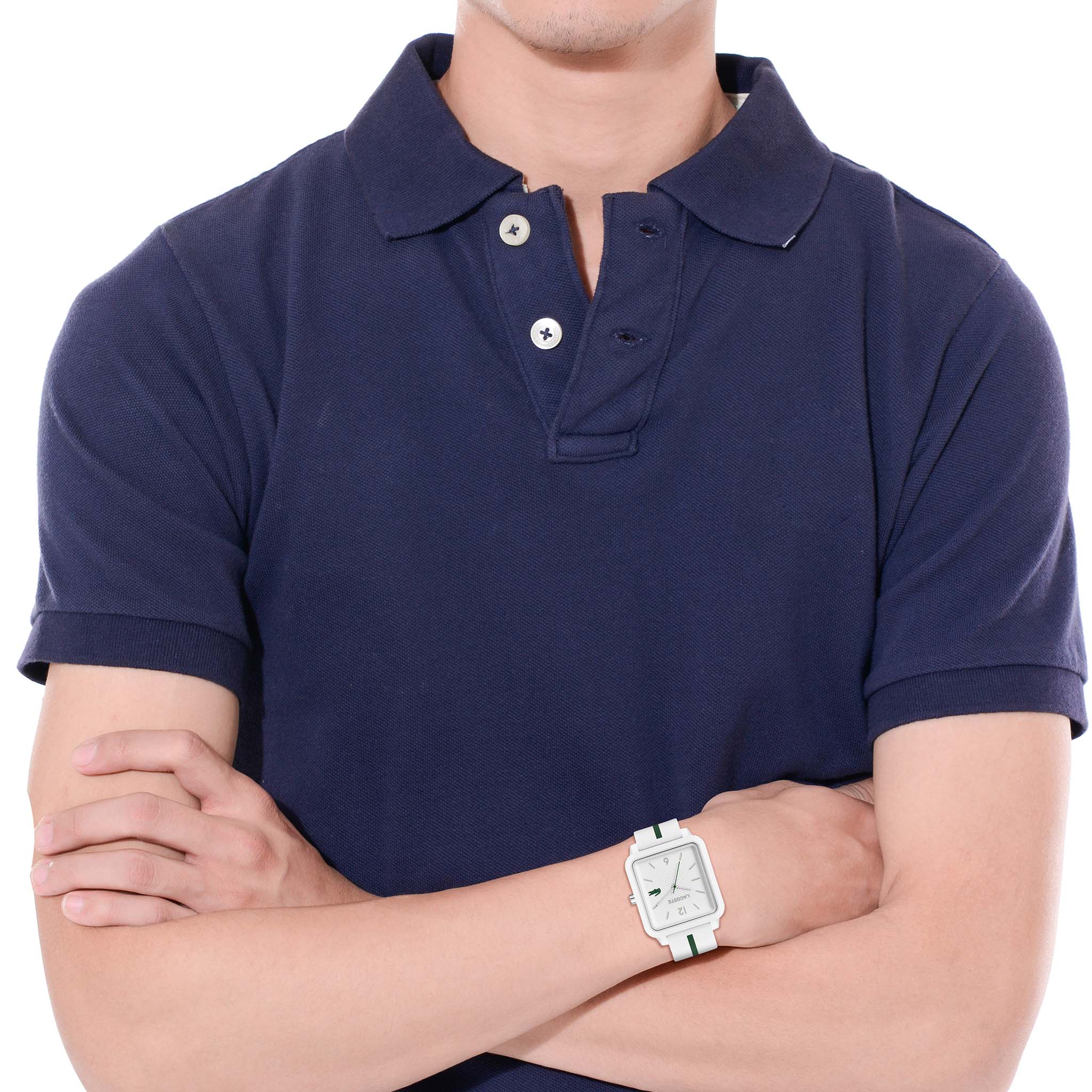 Lacoste 12.12 White Silicone Men's Watch - 2011251