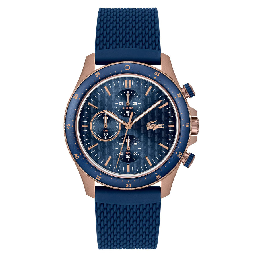 Lacoste Blue Silicone Chronograph Men's Watch - 2011253