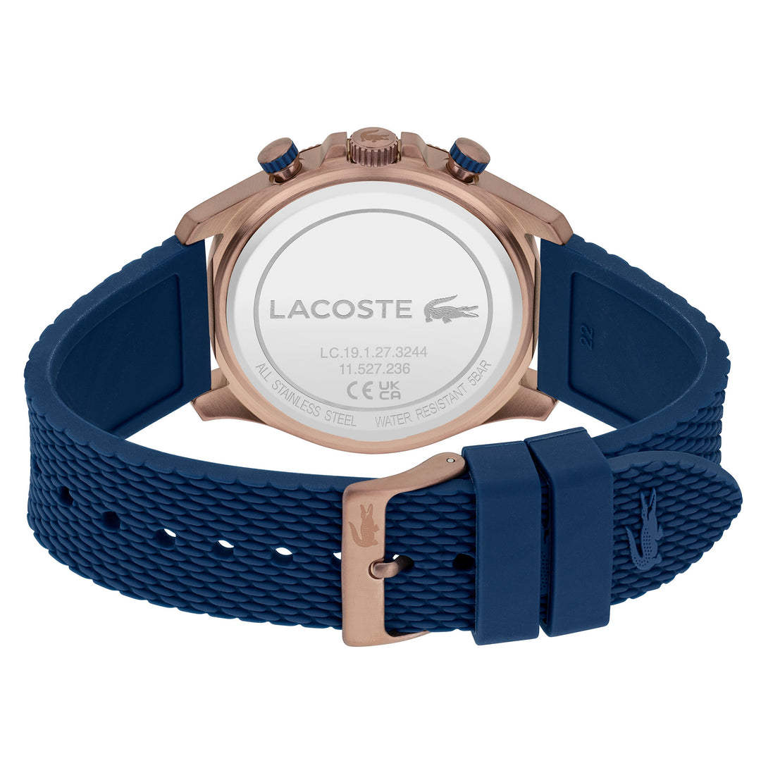 Lacoste Blue Silicone Chronograph Men's Watch - 2011253