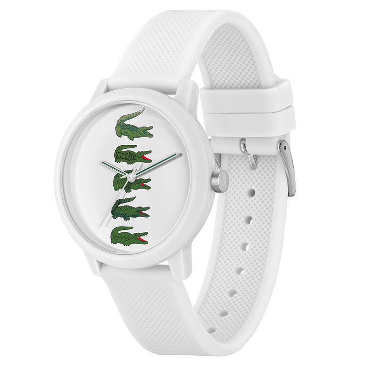 Lacoste 12.12 White Silicone Men's Watch - 2011280