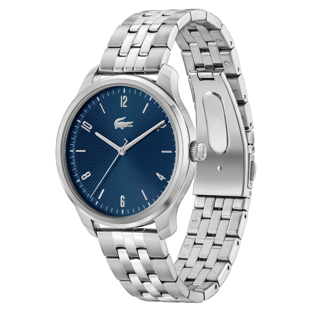 Lacoste Stainless Steel Navy Dial Men's Watch - 2011325