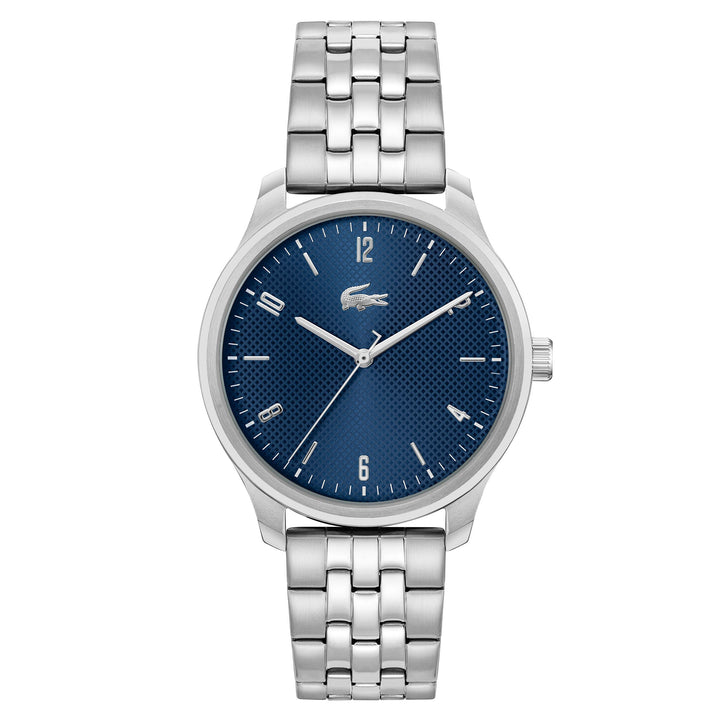 Lacoste  Stainless Steel Navy Dial Men's Watch - 2011325