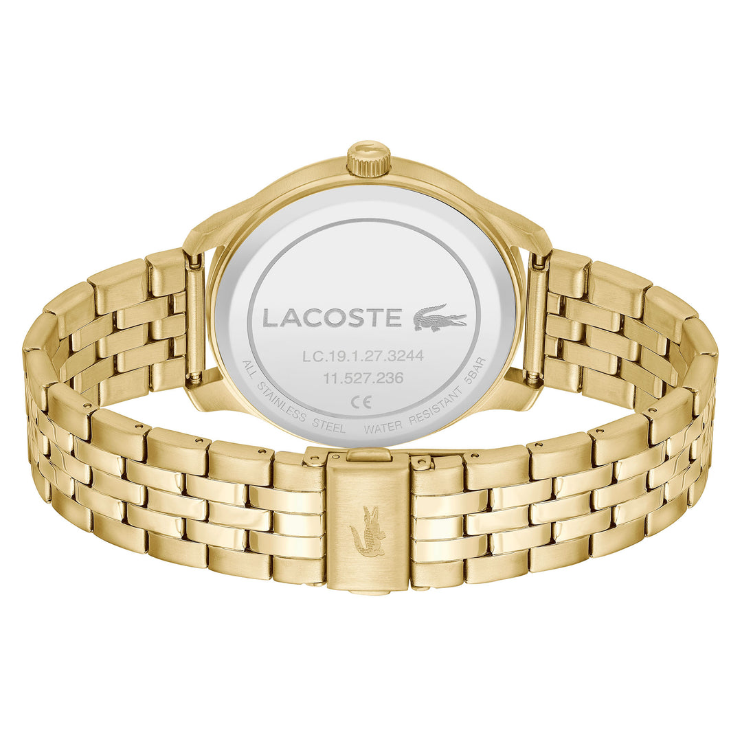 Lacoste Gold Steel Green Dial Men's Watch - 2011326