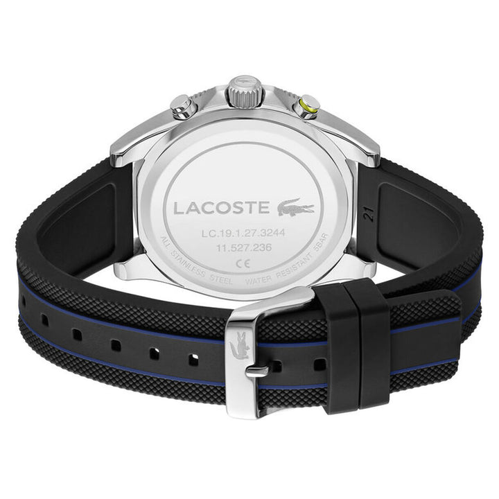 Lacoste Blue Silicone Navy Dial Chronograph Men's Watch - 2011361