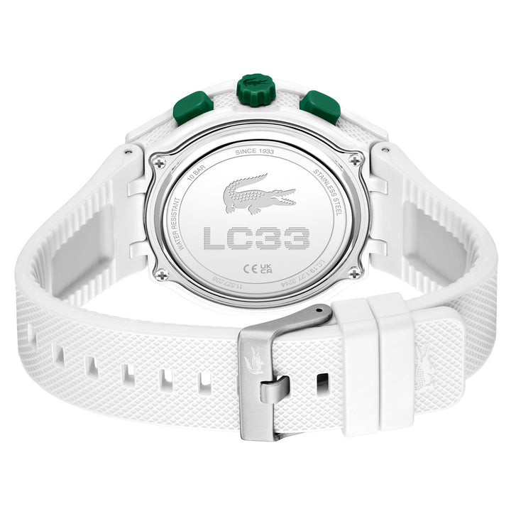 Lacoste White Silicone Men's Digital-Analogue Watch - 2011364