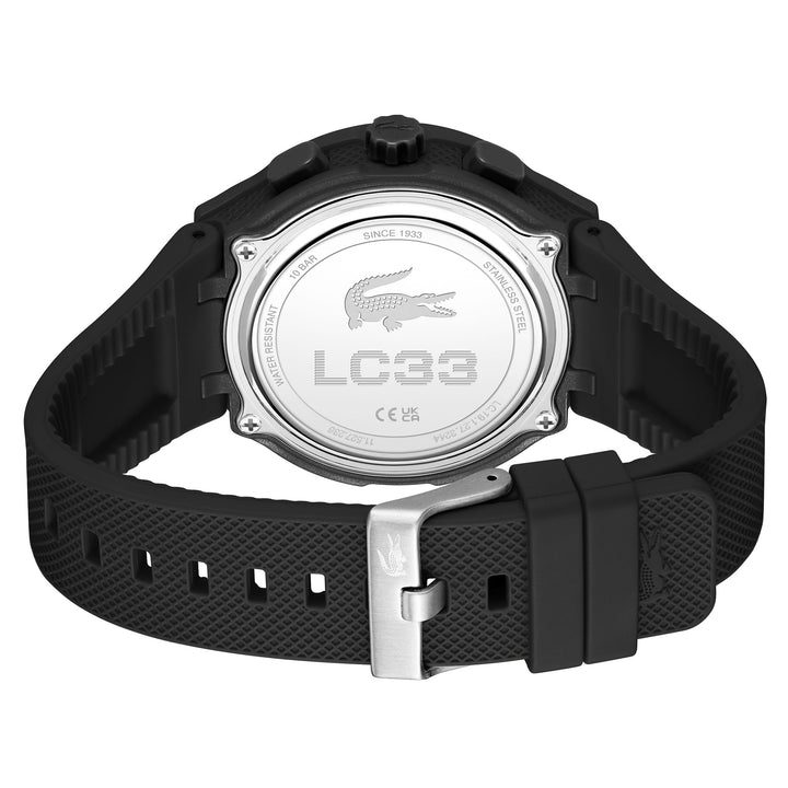 Lacoste Black Silicone Men's Digital-Analogue Watch - 2011365