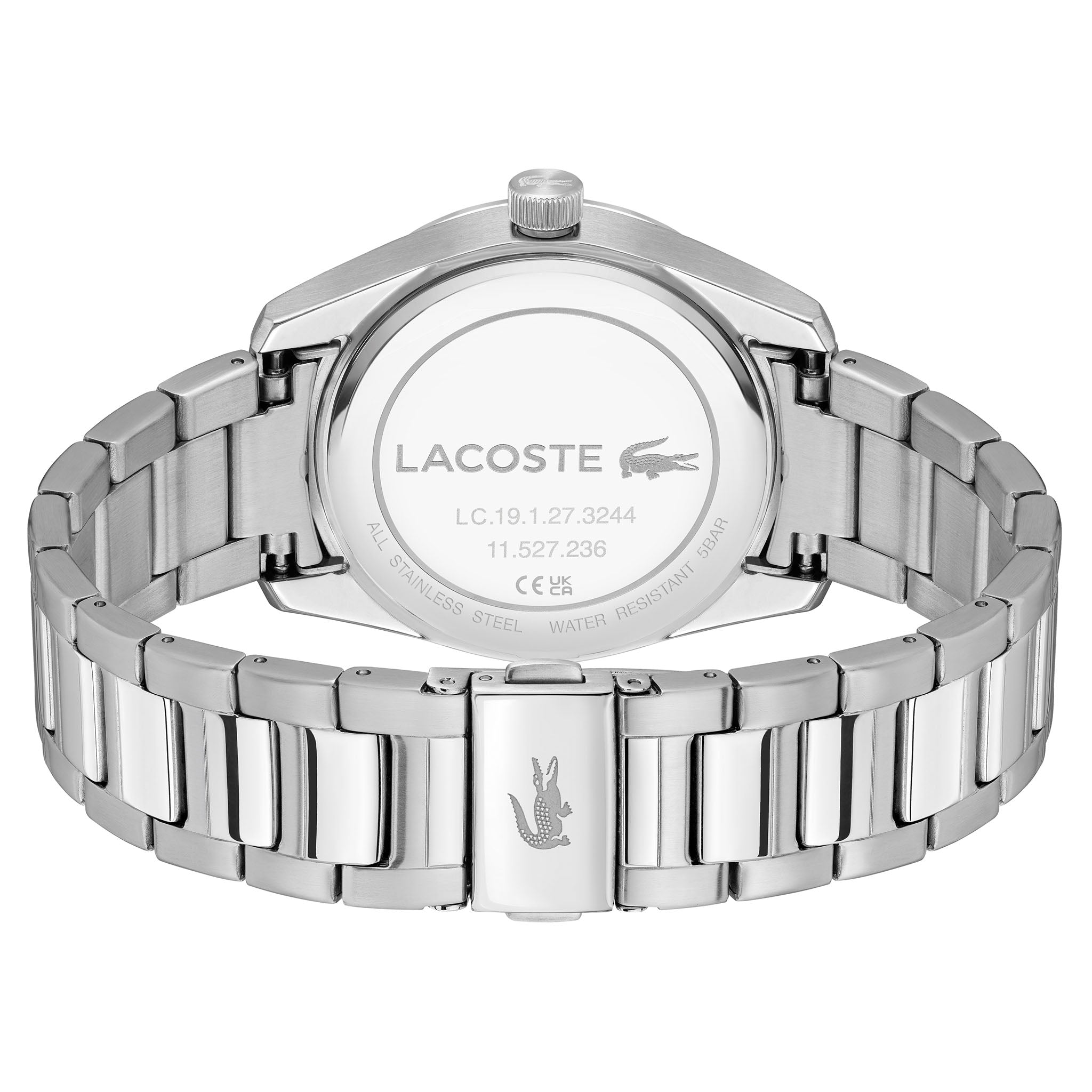 Lacoste Stainless Steel Blue Dial Men's Watch - 2011424