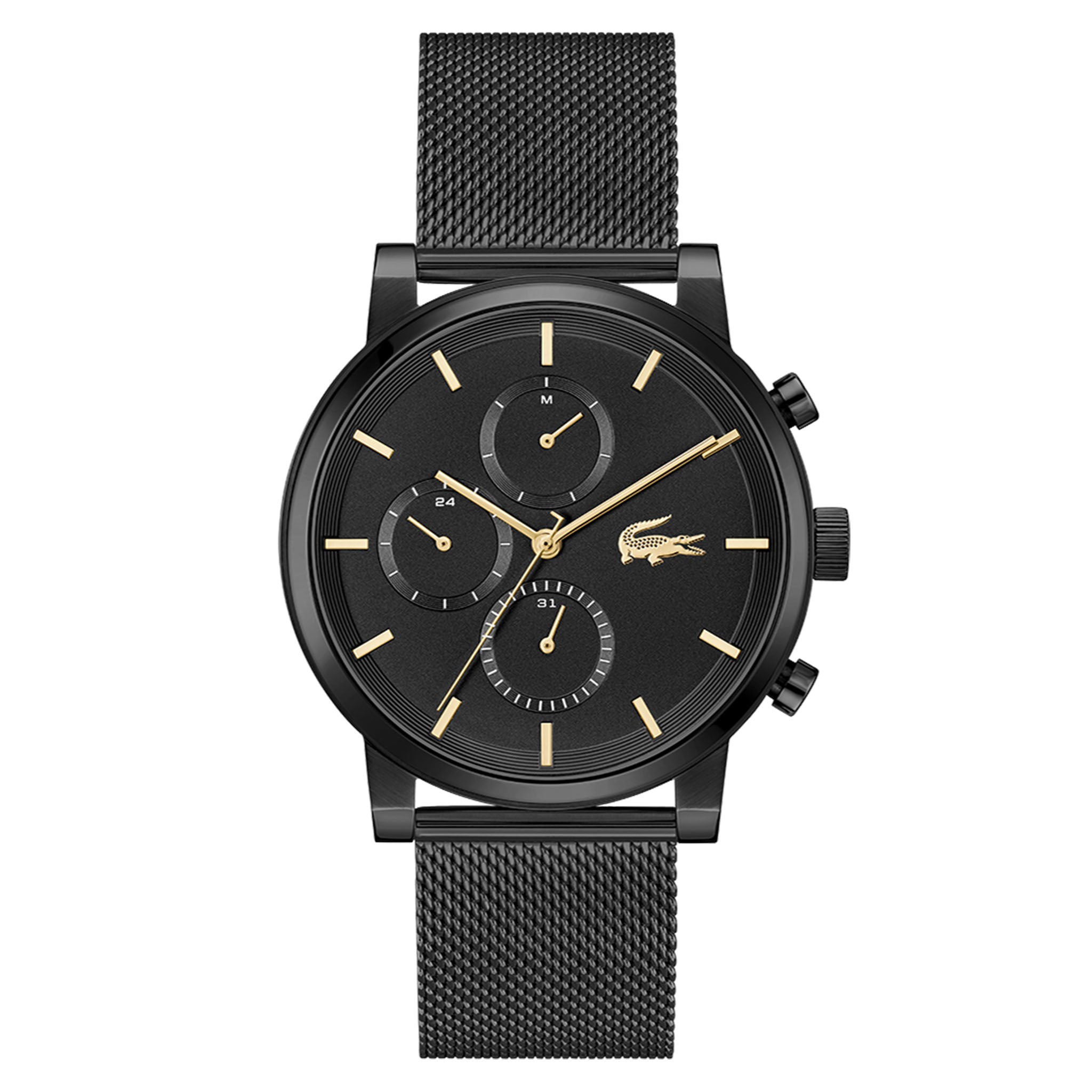 Lacoste Black Steel Multi-function Men's Watch - 2011485