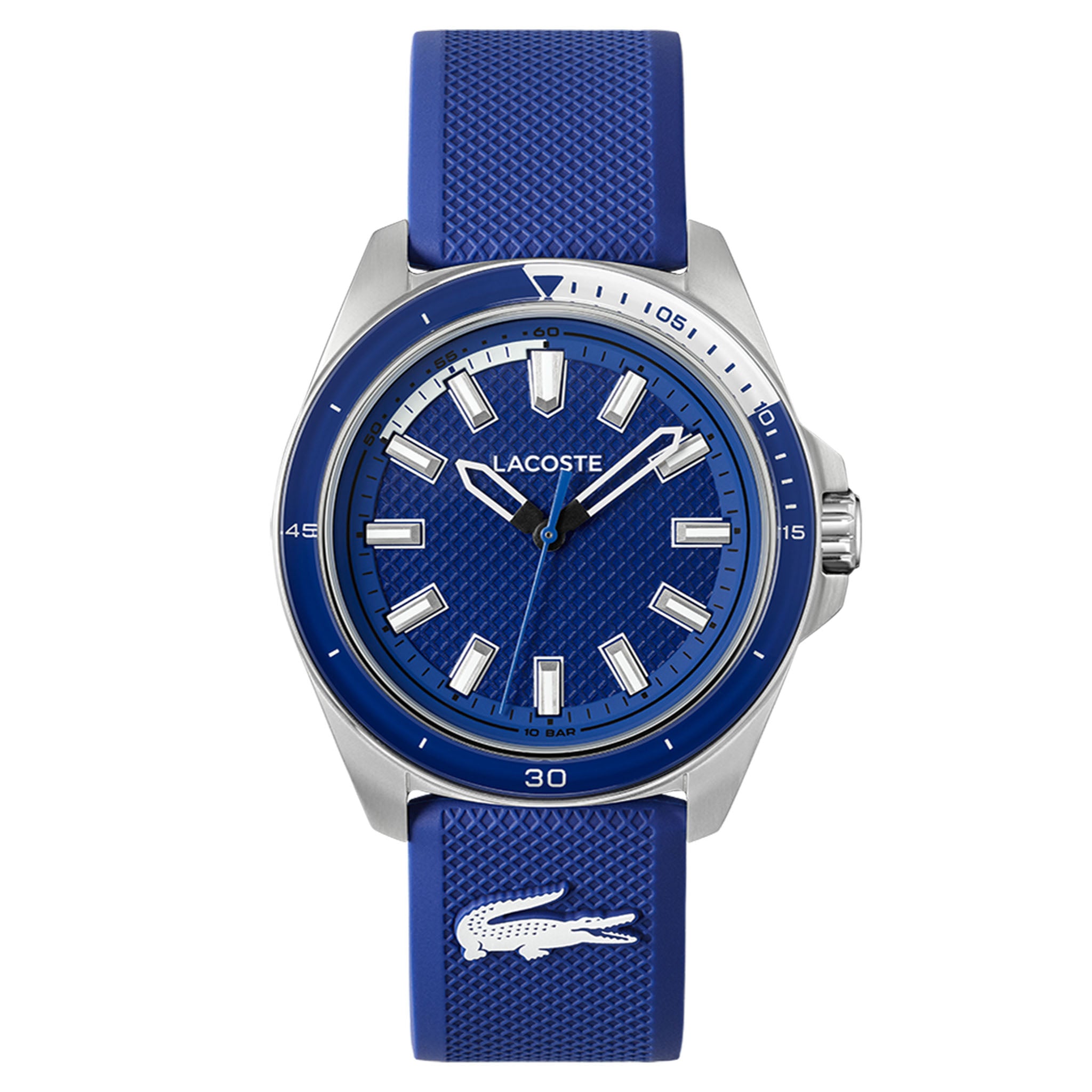 Lacoste Silicone Blue Dial Men's Watch - 2011493