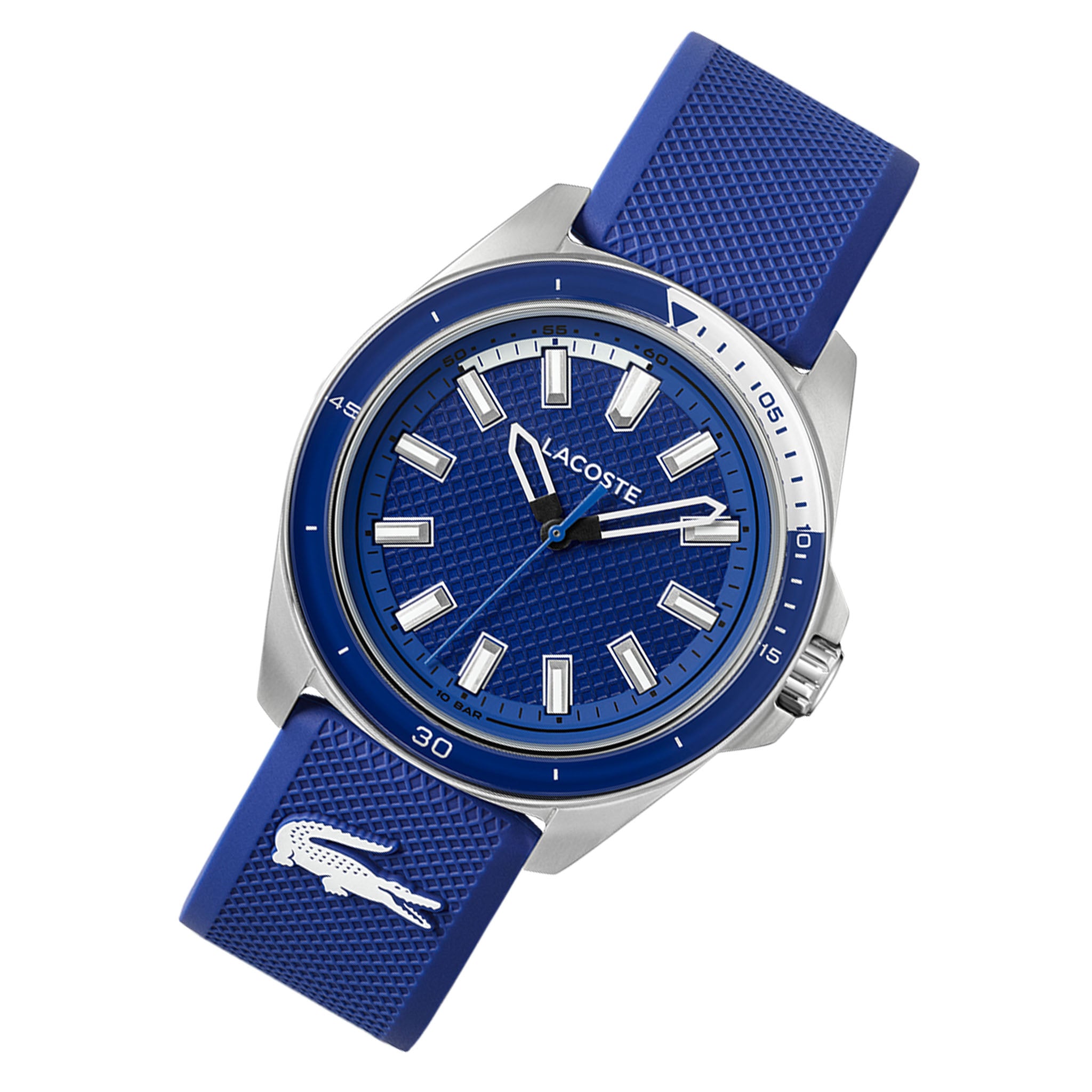 Lacoste Silicone Blue Dial Men's Watch - 2011493
