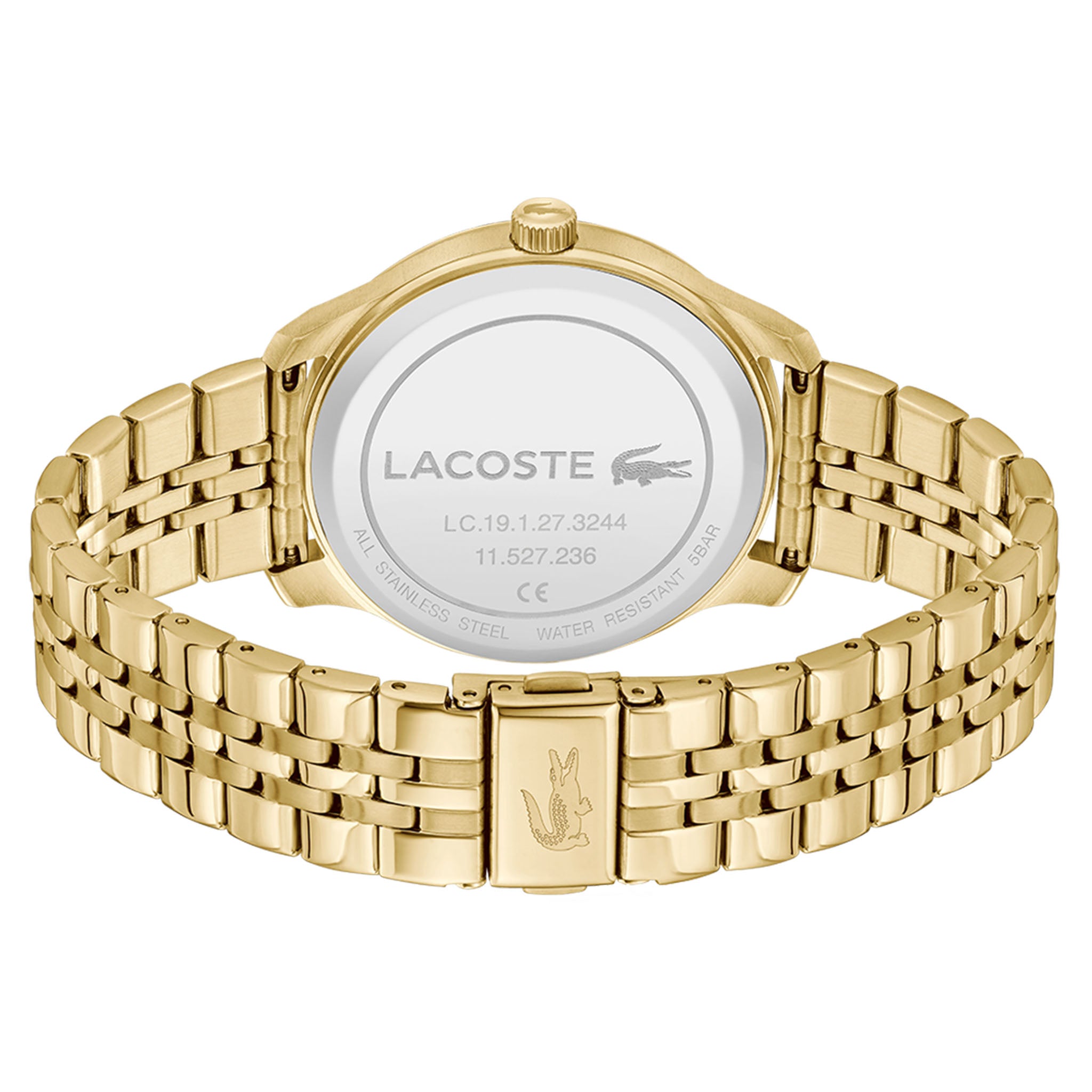 Lacoste Gold Steel Green Dial Men's Watch - 2011539