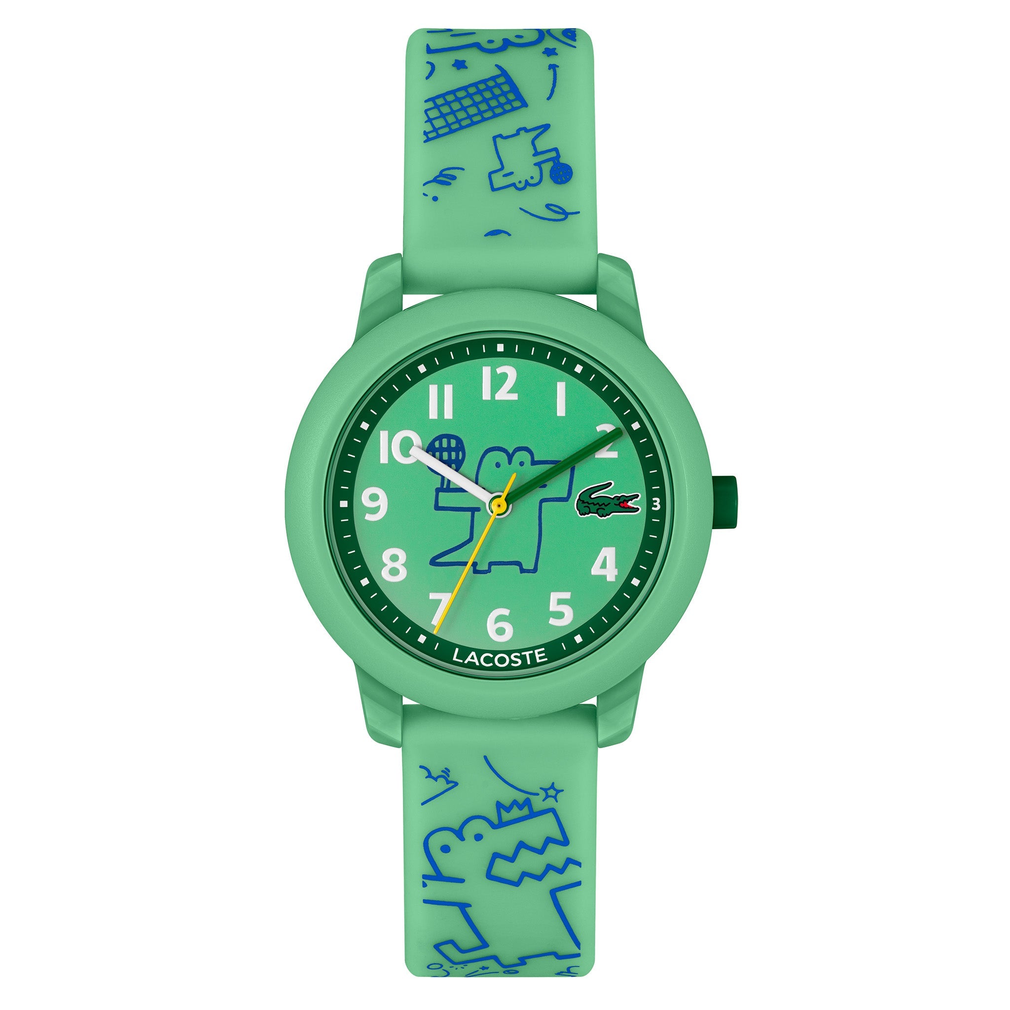 Lacoste 12.12 Green Silicone Kids Watch 2030057 The Watch Factory Australia