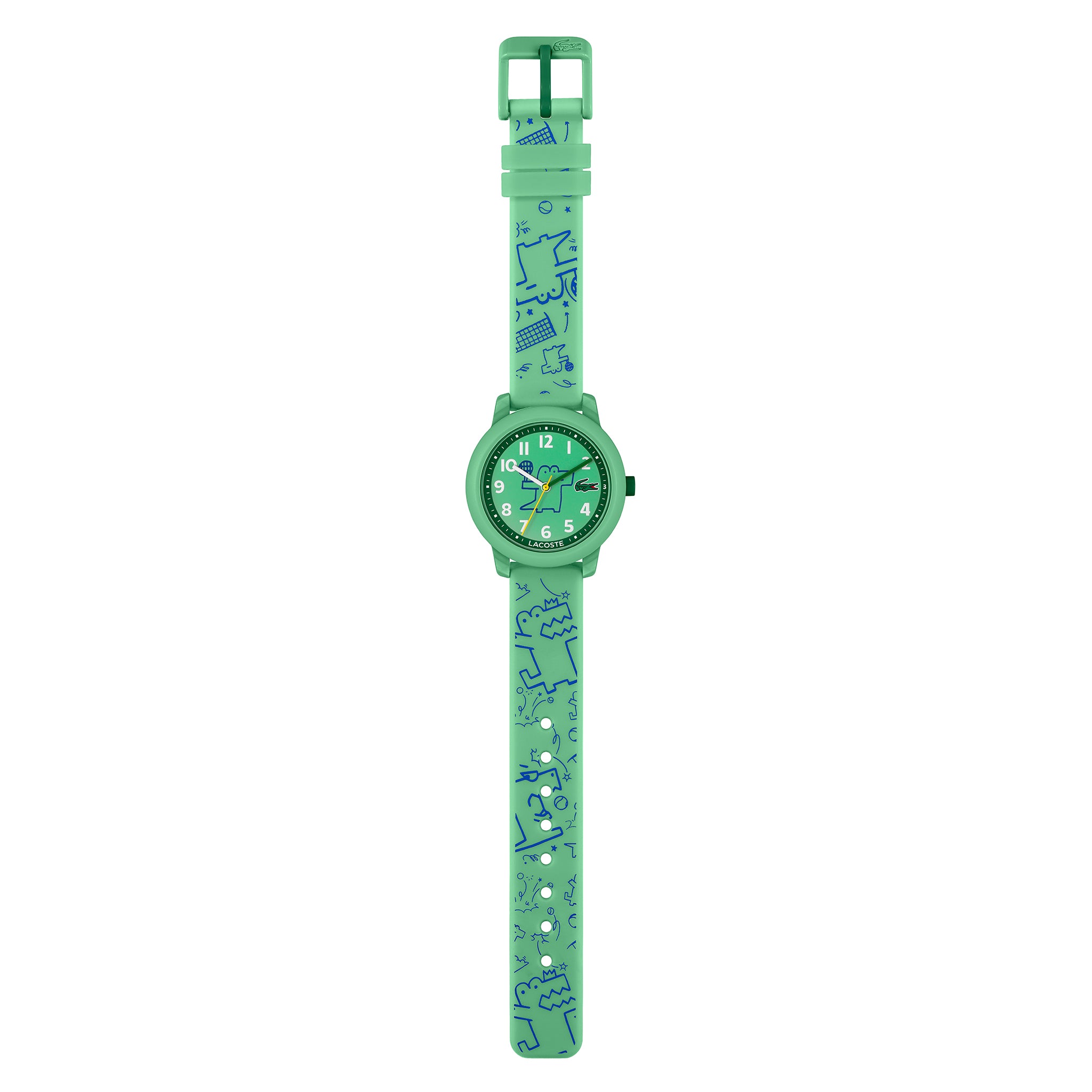 Lacoste 12.12 Green Silicone Kids Watch - 2030057
