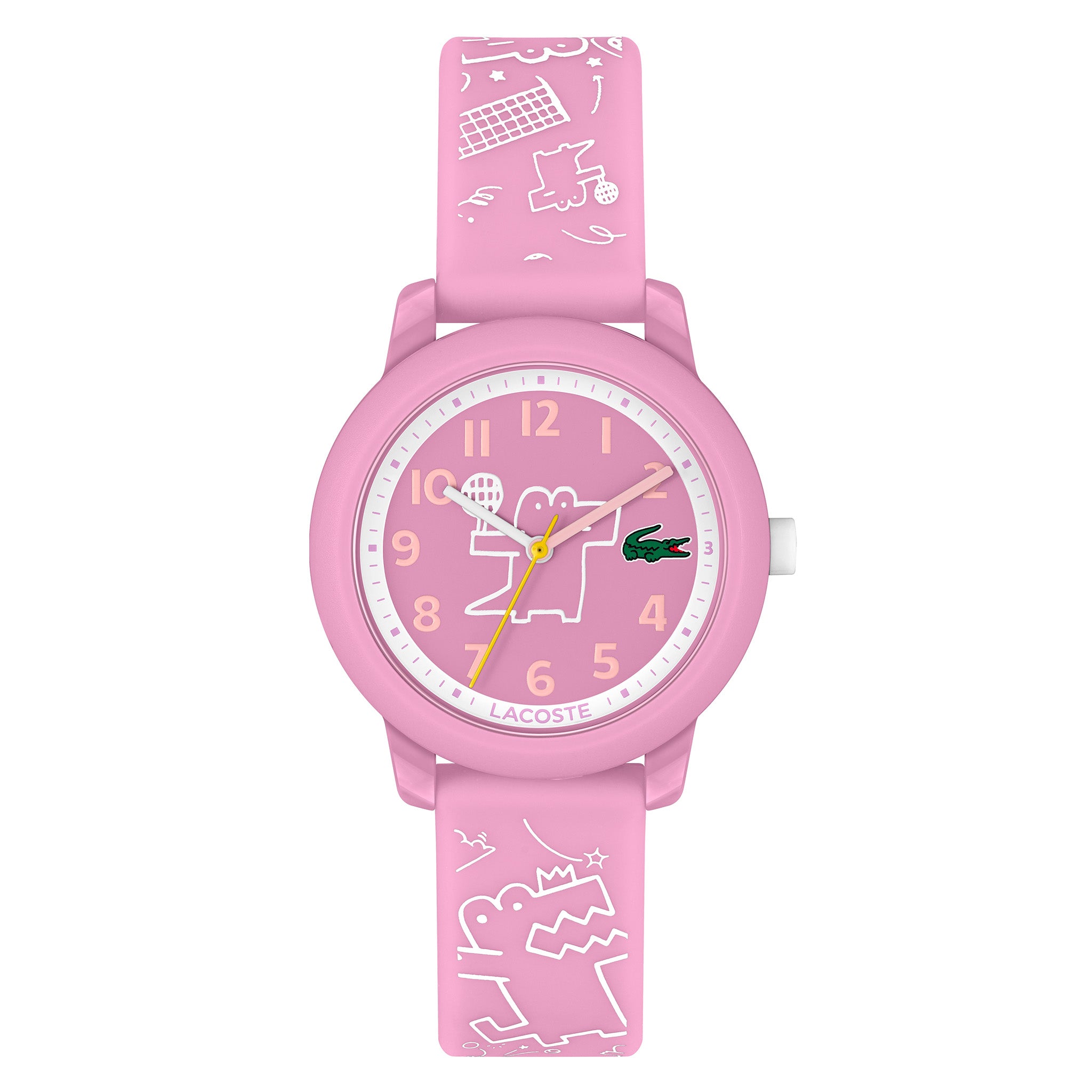 2030002 Lacoste 12.12 Pink Silicone Kids Watch - 2030058 – The Watch Factory ...