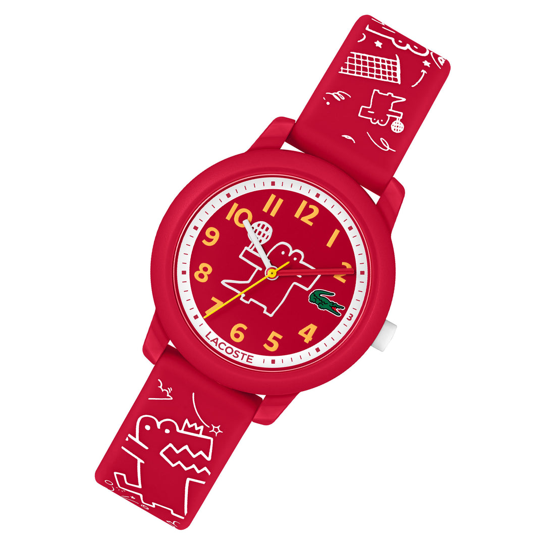 Lacoste 12.12 Red Silicone Kids Watch - 2030059