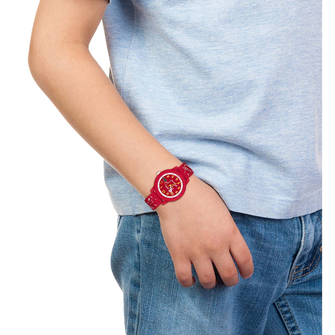 Lacoste 12.12 Red Silicone Kids Watch - 2030059
