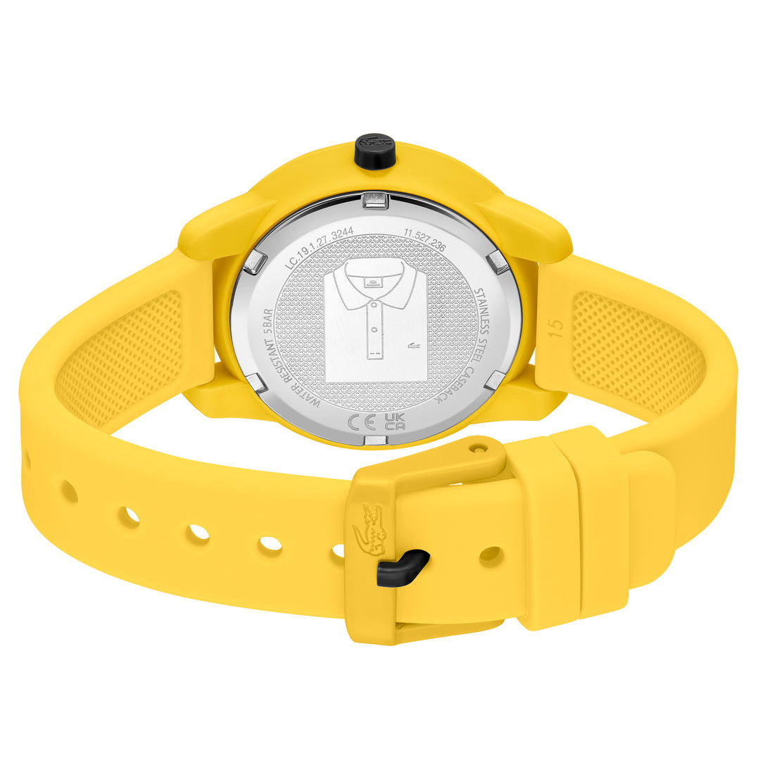 Lacoste Yellow Silicone Kids Watch - 2030060