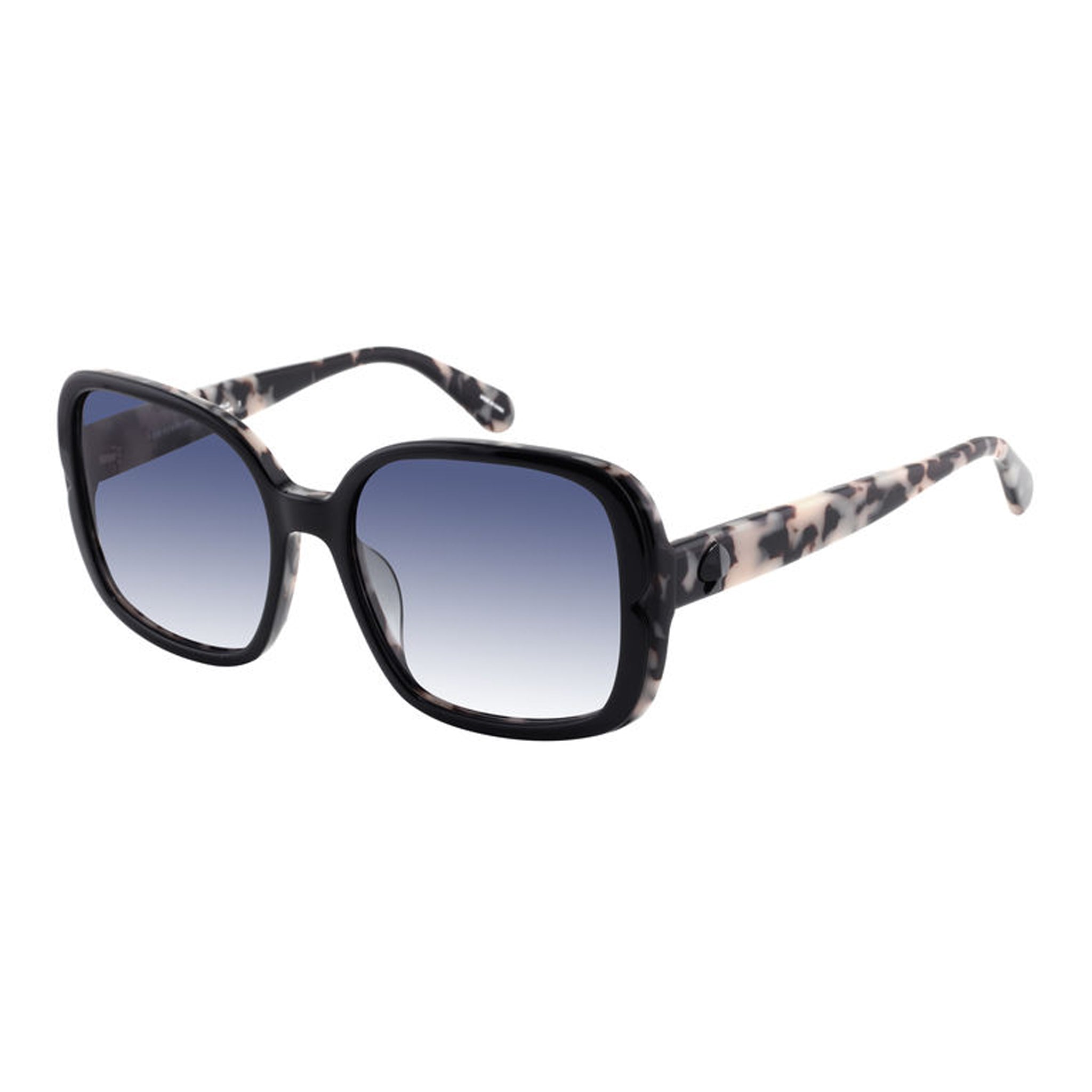 Kate Spade Women's Sunglasses Square Frame Dark Grey Shaded Lens  - Elianna/G/S