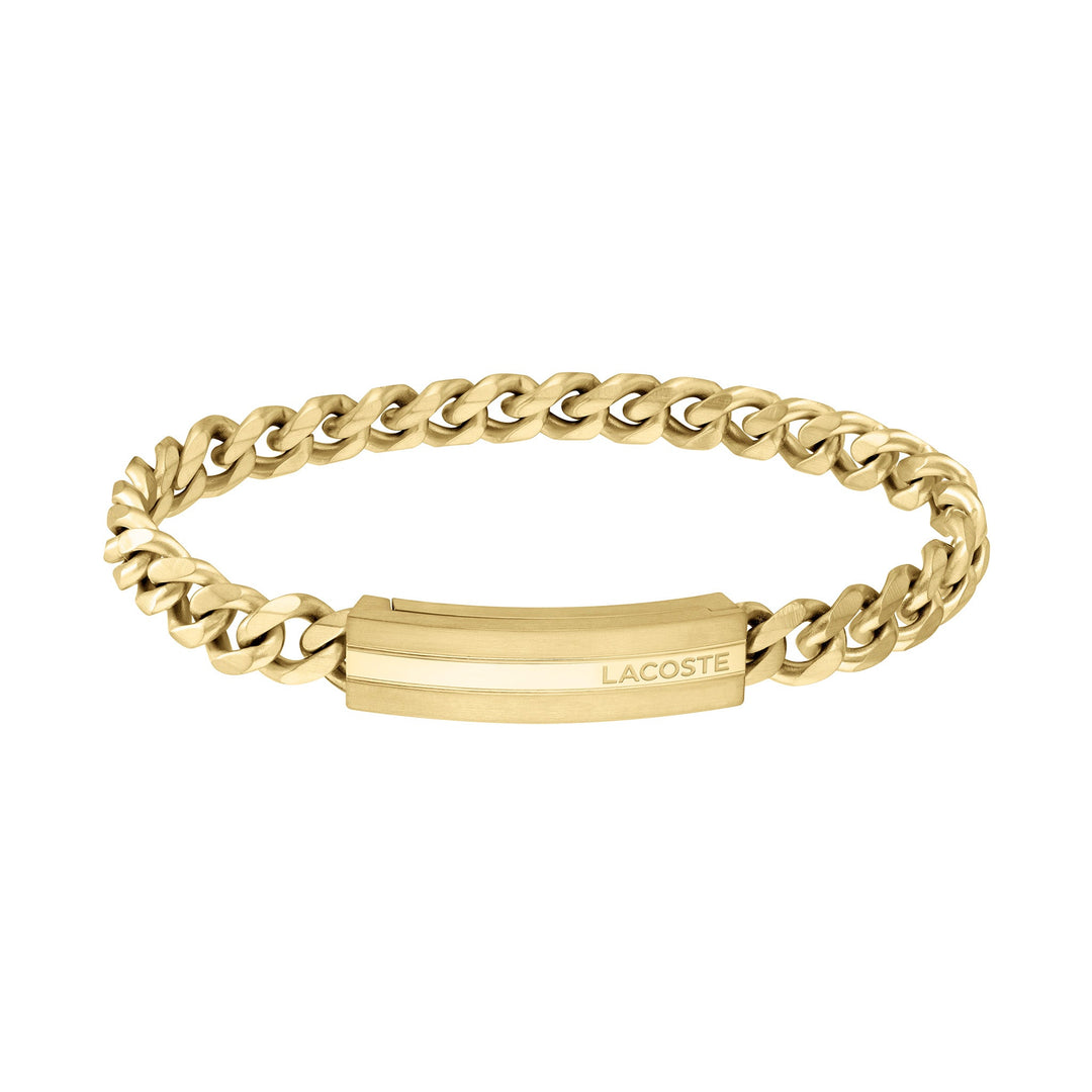 Lacoste Jewellery Gold Steel Men's Chain Bracelet - 2040092