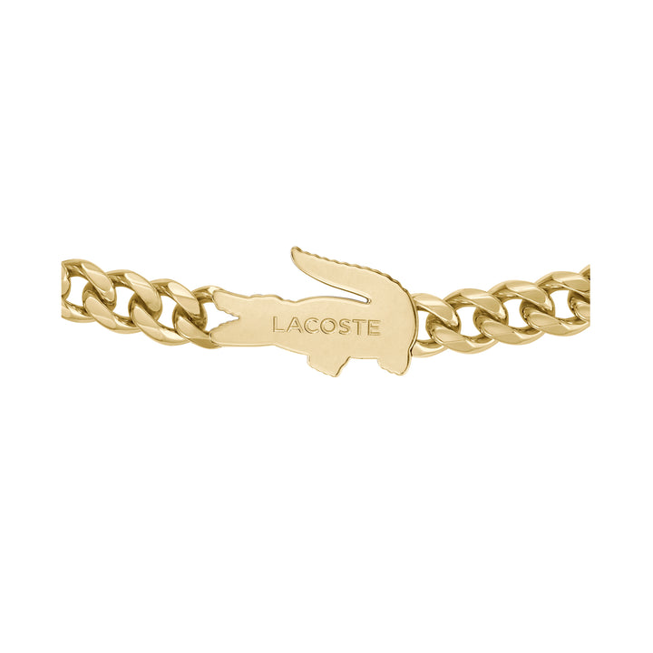 Lacoste Jewellery Gold Steel Men's Chain Bracelet - 2040227