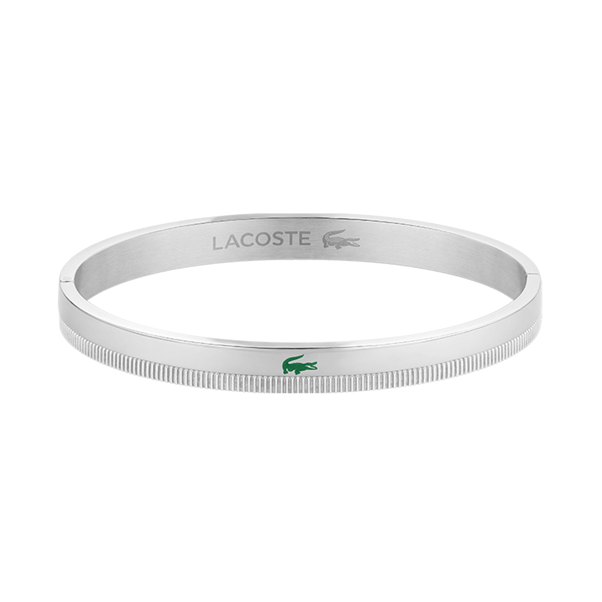 Lacoste Jewellery Stainless Steel Women's Hinge Bangle - 2040617