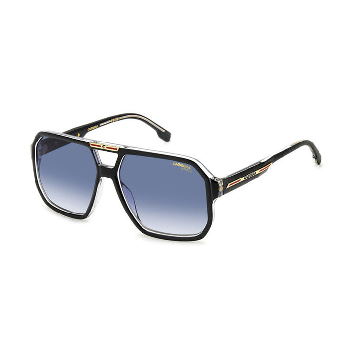 Carrera Men's Sunglasses Square Double Bridge Frame Dk Blue SF Lens - Victory C 01/S