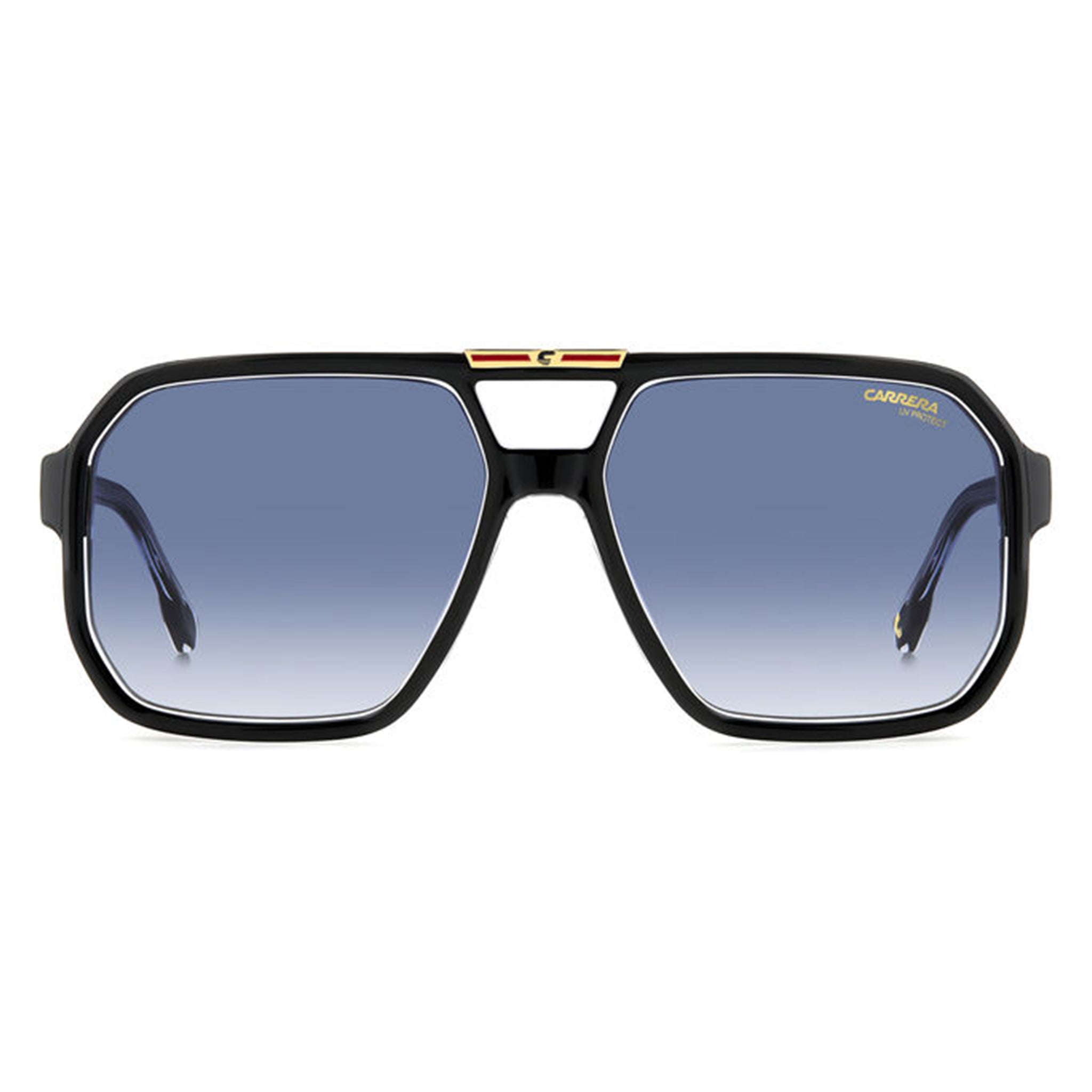 Carrera Men's Sunglasses Square Double Bridge Frame Dk Blue SF Lens - Victory C 01/S