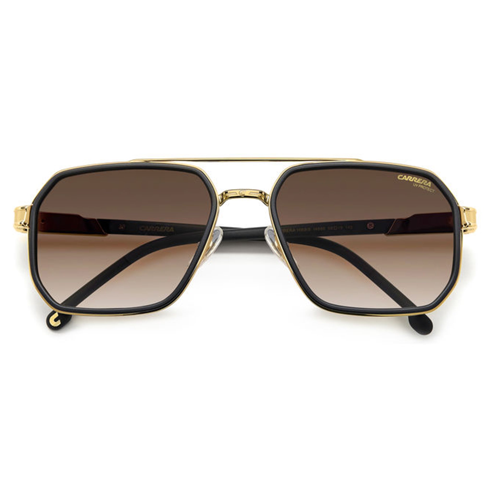Carrera Men's Sunglasses Rectangular / Square Frame BK Brw Green AR Lens - Carrera 1069/S